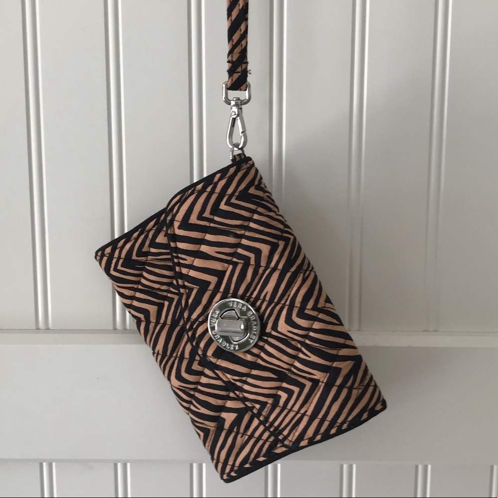 Vera Bradley turn lock wristlet wallet